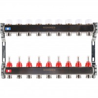 RMS-1200-000009 ROMMER Коллектор из нержавеющей стали с расходомерами 9 вых.